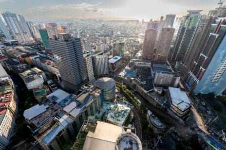 Beautiful skylines at Manila