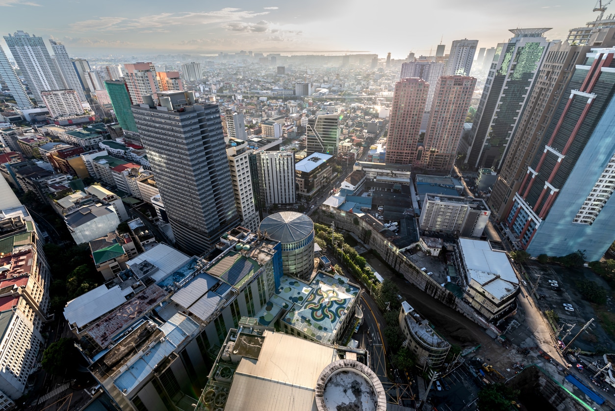 Beautiful skylines at Manila